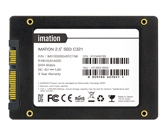 Imation SSD C321 256GB TLC 2.5" SATA3 Read 520MB/s SOLID STATE DRIVE 